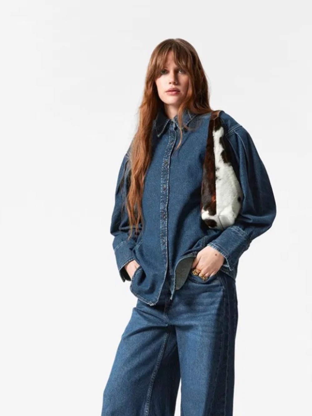 & Other Stories Paris Atelier Denim Button Down Shirt - Picture 2 of 7